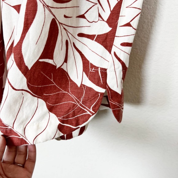 [Madewell] High Rise Pull-On Bermuda Shorts Tropical Vacation Floral NWT Sz XXL - Picture 8 of 11